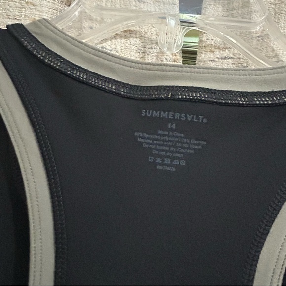 Summersalt The Do-It-All Tennis Dress in Sea Urchin & Agave - Picture 9 of 10